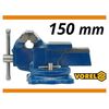 VOREL Bench Vice Swivel Base 150mm Blue