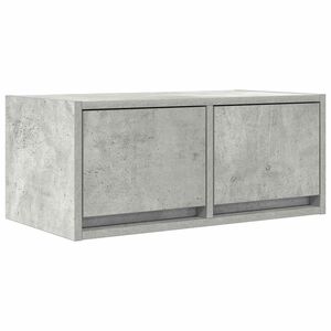 vidaXL TV Cabinet Concrete Grey 60x31x25.5 cm Engineered Wood
