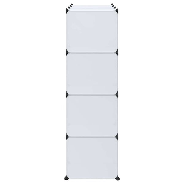 vidaXL Modular Cabinet with 9 Compartments 109x36.5x143 cm White