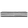 vidaXL Bed Drawers Grey Sonoma 80 x 36.5 x 16.5 cm Engineered Wood