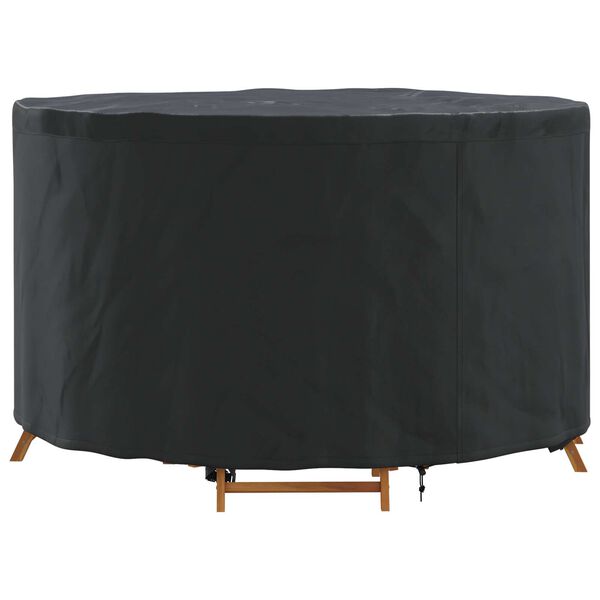 vidaXL Outdoor Furniture Cover Black 128 x 128 x 71 cm 420D fabric