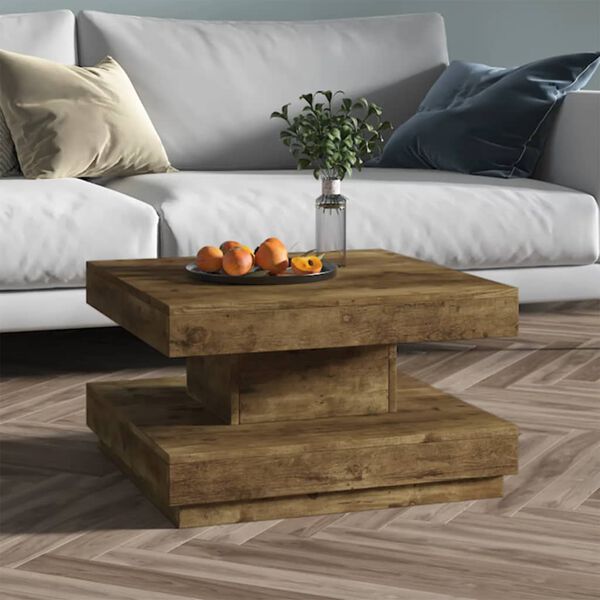 vidaXL Coffee Table Dark Brown 60x60x35 cm MDF