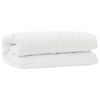 vidaXL Duvet Set with Pillow 2 pcs White Microfibre