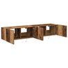 vidaXL TV Wall Cabinet 2 pcs Old Wood 80 x 35 x 31 cm Engineered Wood