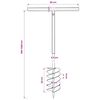 Ground Drill with Handle 150 mm with Extension Tube 13 m Steel