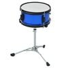 vidaXL Complete Drum Kit Powder-coated Steel Blue Junior