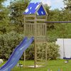 vidaXL Play Tower Brown 52.5 x 85 x 265 cm Solid Impregnated Wood