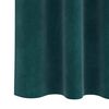 vidaXL Curtains with Curtains 2 pcs Dark green 140 x 140 cm Velvet