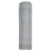 vidaXL Hexagon Fence Silver 0.4 x 100 m Galvanised steel