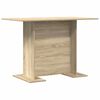 vidaXL Dining Table 110 x 60 x 75 cm Engineered Wood Sonoma Oak