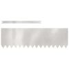 vidaXL Lawn Edging 30 pcs Silver 100 x 0.05 x 30 cm Stainless Steel