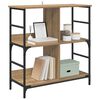 vidaXL Bookshelf Artisan oak Engineered wood