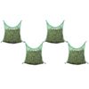 vidaXL Hay Net | Set of 4 | Green | Polypropylene | 0.9x1m | Hay Net | Square