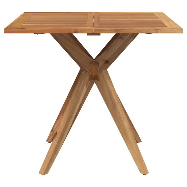 vidaXL Garden Table Square 85x85x75 cm Solid Wood Acacia
