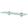 vidaXL Floating Shelves 2 pcs Glass 40x10 cm 8 mm