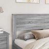 vidaXL Headboard Grey Sonoma 200 cm Engineered wood