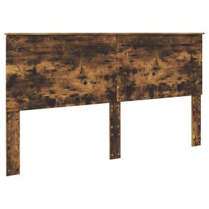 vidaXL Headboard Smoked Oak 200 cm Engineered Wood