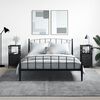 vidaXL Bedside Cabinets 2 pcs Black 34x35.5x70 cm Engineered Wood