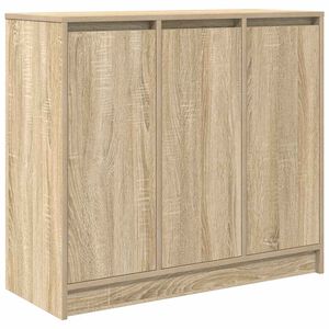 vidaXL Sideboard Sonoma Oak 85x34x76 cm Engineered Wood