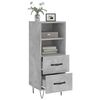 vidaXL Sideboard Concrete Grey 34.5x34x90 cm Engineered Wood