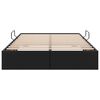 vidaXL Storage Bed with Mattress Black 120 x 190 cm Faux leather