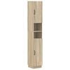 vidaXL Bathroom Cabinet with Open Shelf HOORN Sonoma Oak