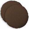 vidaXL Throw Pillow 2 pcs HEERLEN Brown Dia. 60 cm Fabric