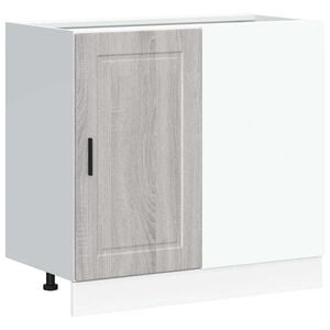vidaXL Kitchen Base Cabinet "Porto" Grey Sonoma Engineered Wood