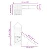 vidaXL Outdoor Playset Solid Wood Pine