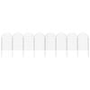 vidaXL Pond Fence Set 8 pcs Green 50 x 80 cm Steel