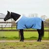 vidaXL Horse Blanket Full Aqua 85 cm Polar fleece