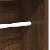 vidaXL Bathroom Cabinet with Roll Holder Brown Oak 20.5x20x90 cm