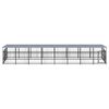 vidaXL Outdoor Dog Kennel with Roof Steel 15.02 m&sup2;