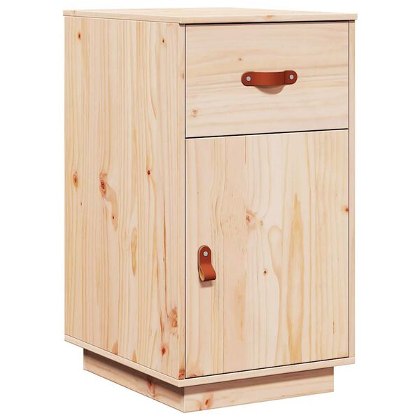 vidaXL Desk Cabinet 40x50x75 cm Solid Wood Pine