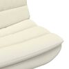 vidaXL Swivel Chair Cream 63 x 75 x 76 cm PU