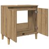 vidaXL Sink Cabinet Artisan Oak 58x33x60 cm Engineered Wood