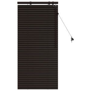 vidaXL Venetian Blind Dark Brown 55 x 130 cm 35 mm