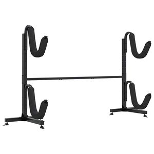 vidaXL Kayak Storage Rack for 2 Kayak&nbsp;250x57x127.5 cm&nbsp;Steel