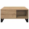 vidaXL Coffee Table Artisan Oak 80 x 80 x 36.5 cm Engineered Wood