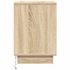 vidaXL Bedside Cabinet Sonoma Oak 50 x 34.5 x 50 cm Engineered wood