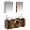 vidaXL Bathroom Cabinet Set 5 pcs Old Wood Engineered Wood