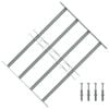 Adjustable Security Grille for Windows with 4 Crossbars 500-650 mm
