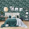 DUTCH WALLCOVERINGS Wallpaper Onyx Green and Gold