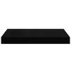 vidaXL Floating Wall Shelves 4 pcs High Gloss Black 40x23x3.8 cm MDF