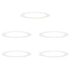 vidaXL suitable for Flat Tree Rings 5 pcs White &Oslash;90/120 cm Steel