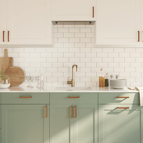 vidaXL Cabinet Handles 10 pcs Bronze 128 mm Stainless Steel