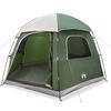 vidaXL Family Tent Igloo 6-Person Green Waterproof