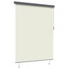 vidaXL Roller Blind Striped Cream 200 x 250 cm Fabric and Aluminum
