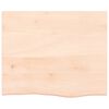 vidaXL Bathroom Countertop 60x50x2 cm Untreated Solid Wood