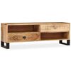 vidaXL TV Cabinet Solid Mango Wood 120x30x40 cm